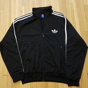 Adidas front zip track jacket